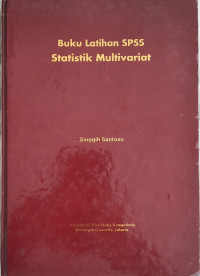Image of Buku Latihan SPSS Statistik Multivariat