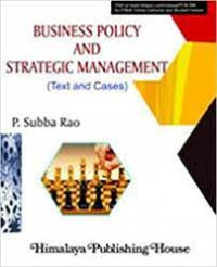 Image of Business Policy and Strategic Management (Text and Cases)