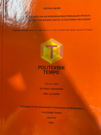 Image of EFEKTIVITAS PROMOSI DALAM MENINGKATKAN PENJUALAN PRODUK NGEMIL JEH MELALUI PEMASARAN DIGITAL DI PLATFORM INSTAGRAM