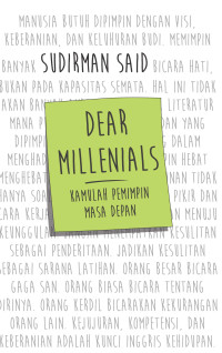 Image of Dear Millennials