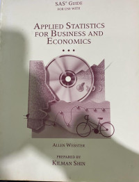 Image of Applied Statistics for Business and Economics