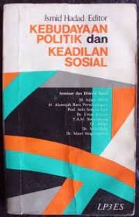 Image of Kebudayaan Poliyik dan Keadilan Sosial
