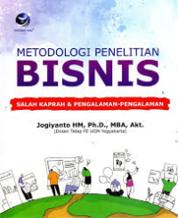 Image of METODOLOGI PENELITIAN BISNIS