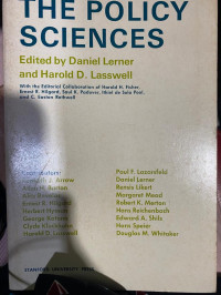 Image of The Policy Science